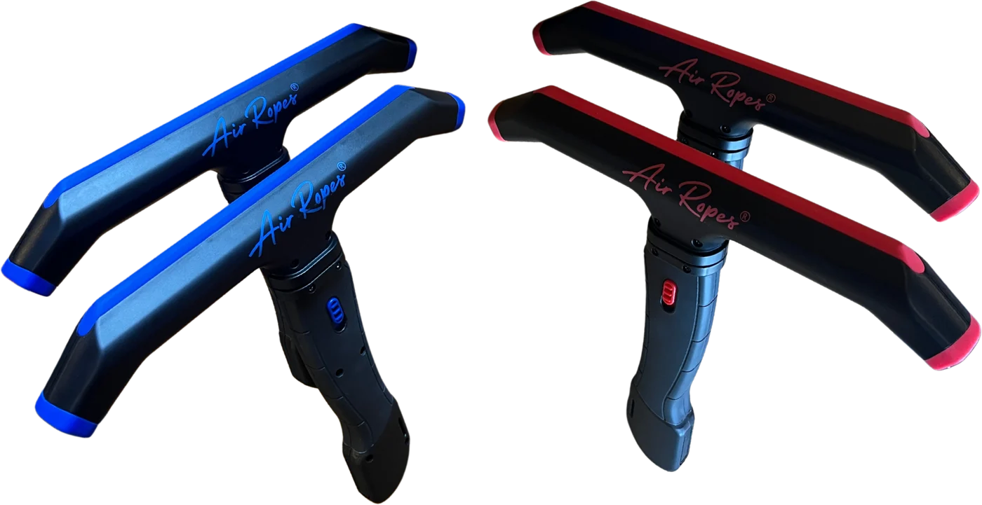 Air Ropes in red and blue